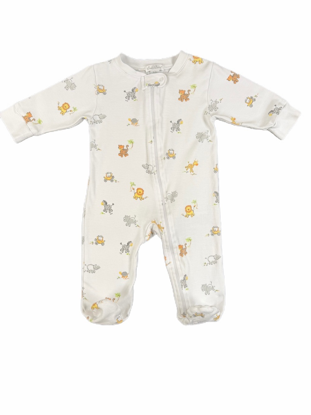 KISSY KISSY Baby Safari Pima Cotton Footie - 6-9M